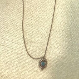 Kendra Scott aqua stone necklace